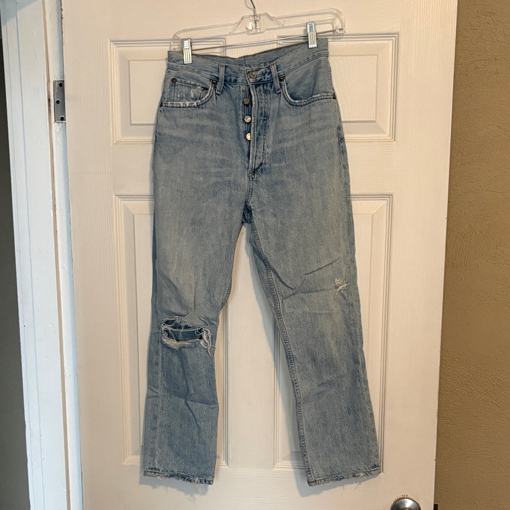 Agolde Denim with Light Blue Wash